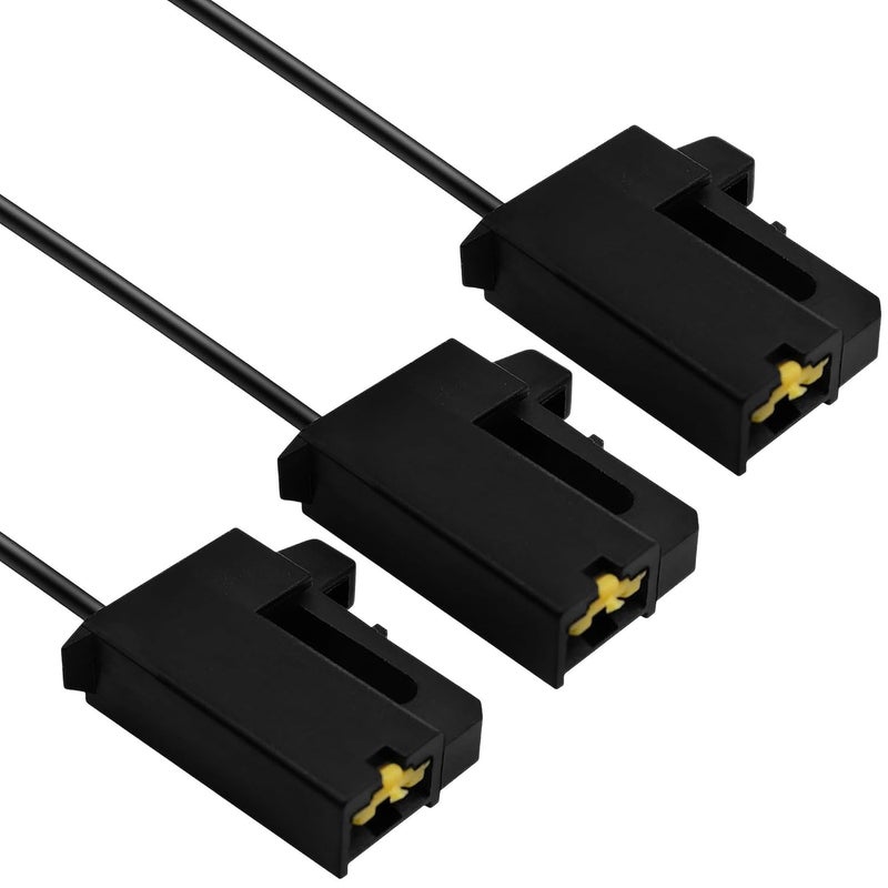 brougetme 3-Pack 90980-10619 Horn Connector Plug – 1-Way Automotive Electrical Wire Harness Plug Compatible with Toyota, Lexus, Scion, Subaru – Car Horn Repair Kit Replacement Connector - Image 1
